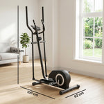 SPORTNOW Quiet Magnetic Elliptical Cross Trainer With Bluetooth