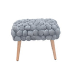 Cushla Bubbly Velvet Small Footstool