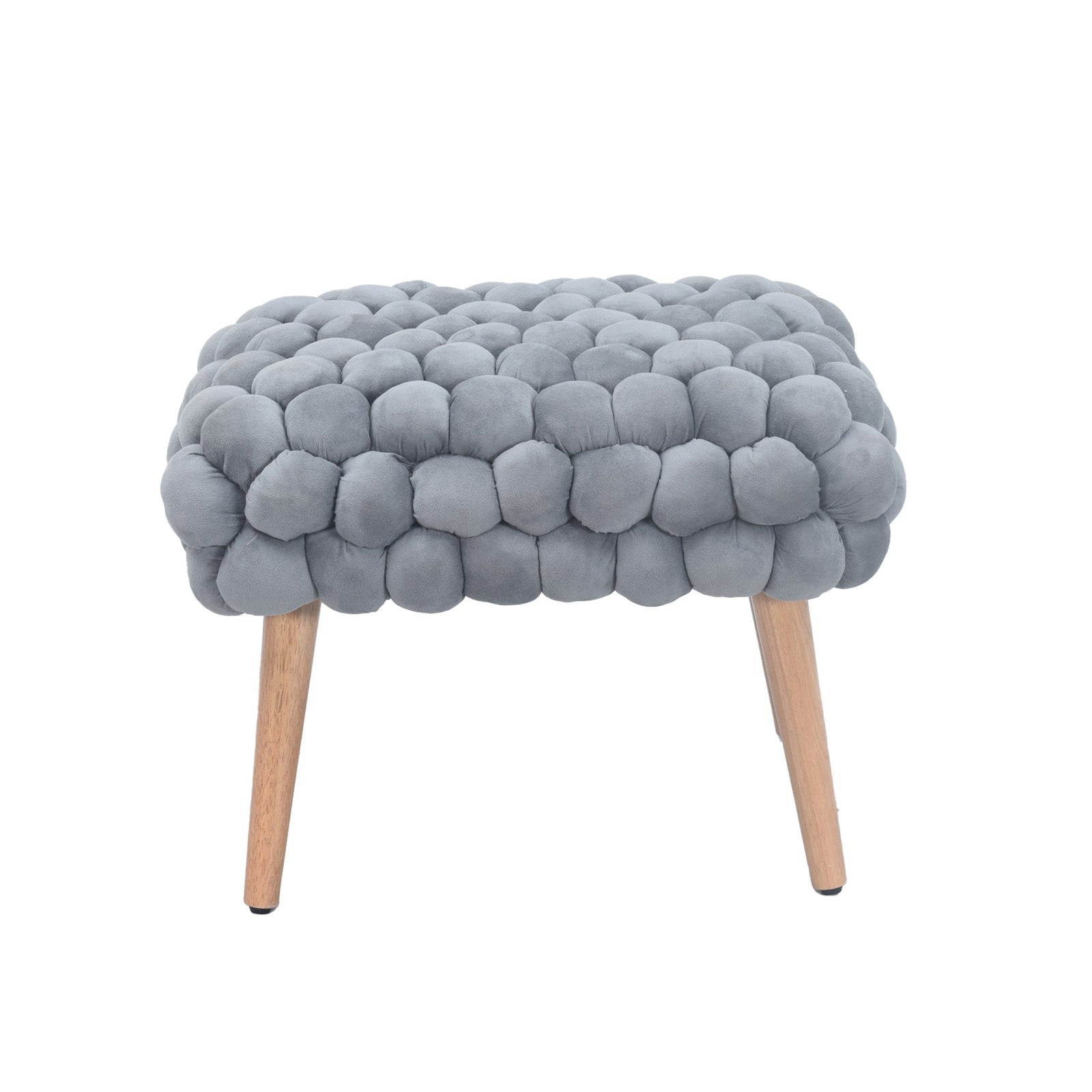 Cushla Bubbly Velvet Small Footstool