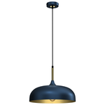 Pendant Lamp Lincoln 1xe27 35cm | 35cm | Navy Blue