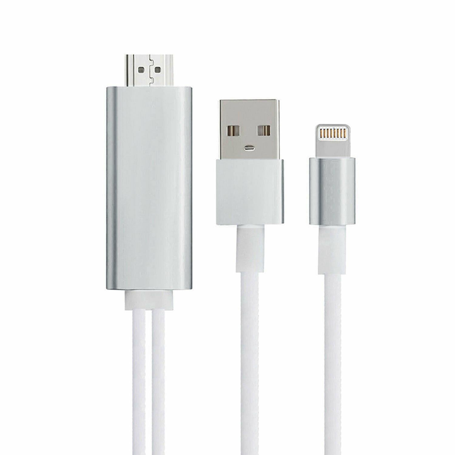 Full Hd Support Hdmi Connector Cable For Phone/pad | Silver