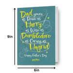 You're As Brave As...' Father's Day Card Official Product