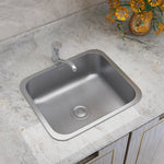 Deep Single Bowl Stainless Steel Kitchen Sink With Strainer