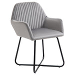 Accent Chair Velvet-feel Upholstered Lounge Armchair | One Size | Gray