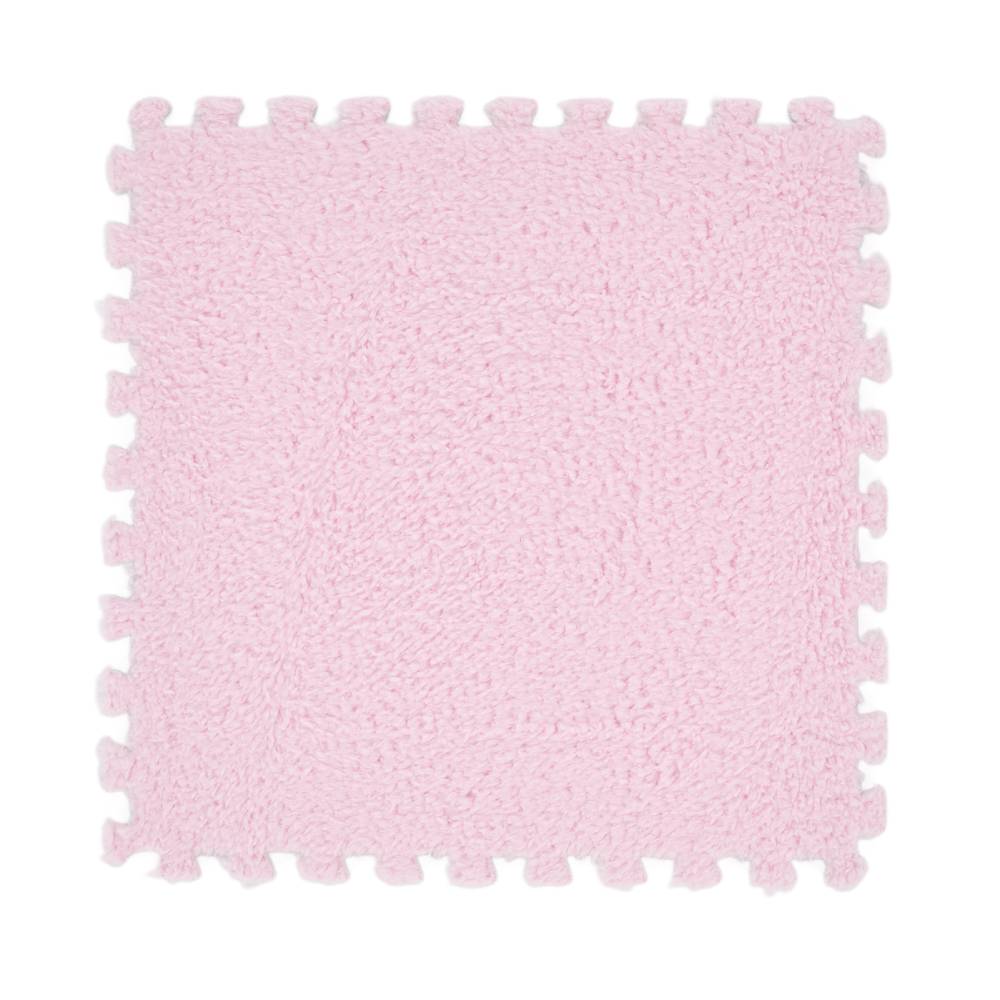 12pcs Interlocking Foam Play Mats For Kids – Soft, 30cm X 30cm Puzzle Floor Tiles | Pink