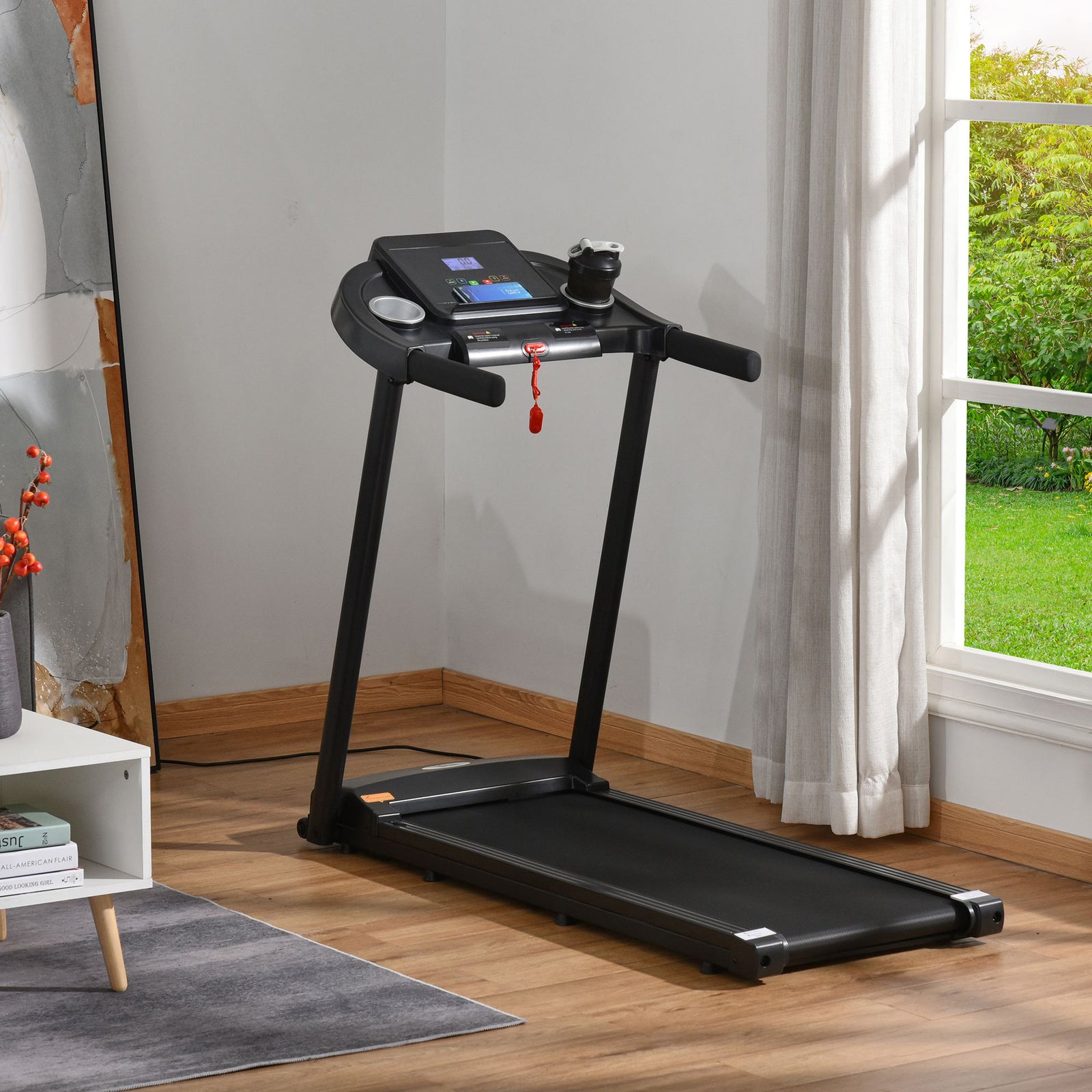Treadmill 1.5hp Electric Motorised Running Machine W/ Led