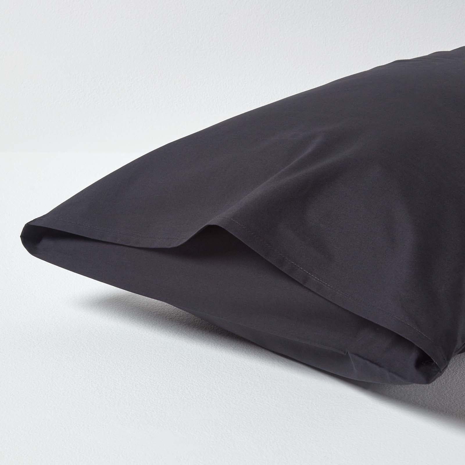 Egyptian Cotton Housewife Pillowcase 200 Tc | 48 x 74cm | Black