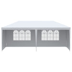 6m X 3m Garden Gazebo Marquee Canopy Party Tent Canopy Patio | White