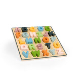 Wooden Uppercase Abc Puzzle, Educational Toys