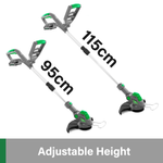 Cordless Garden Grass Strimmer Trimmer 18v Lithium Ion Rechargeable