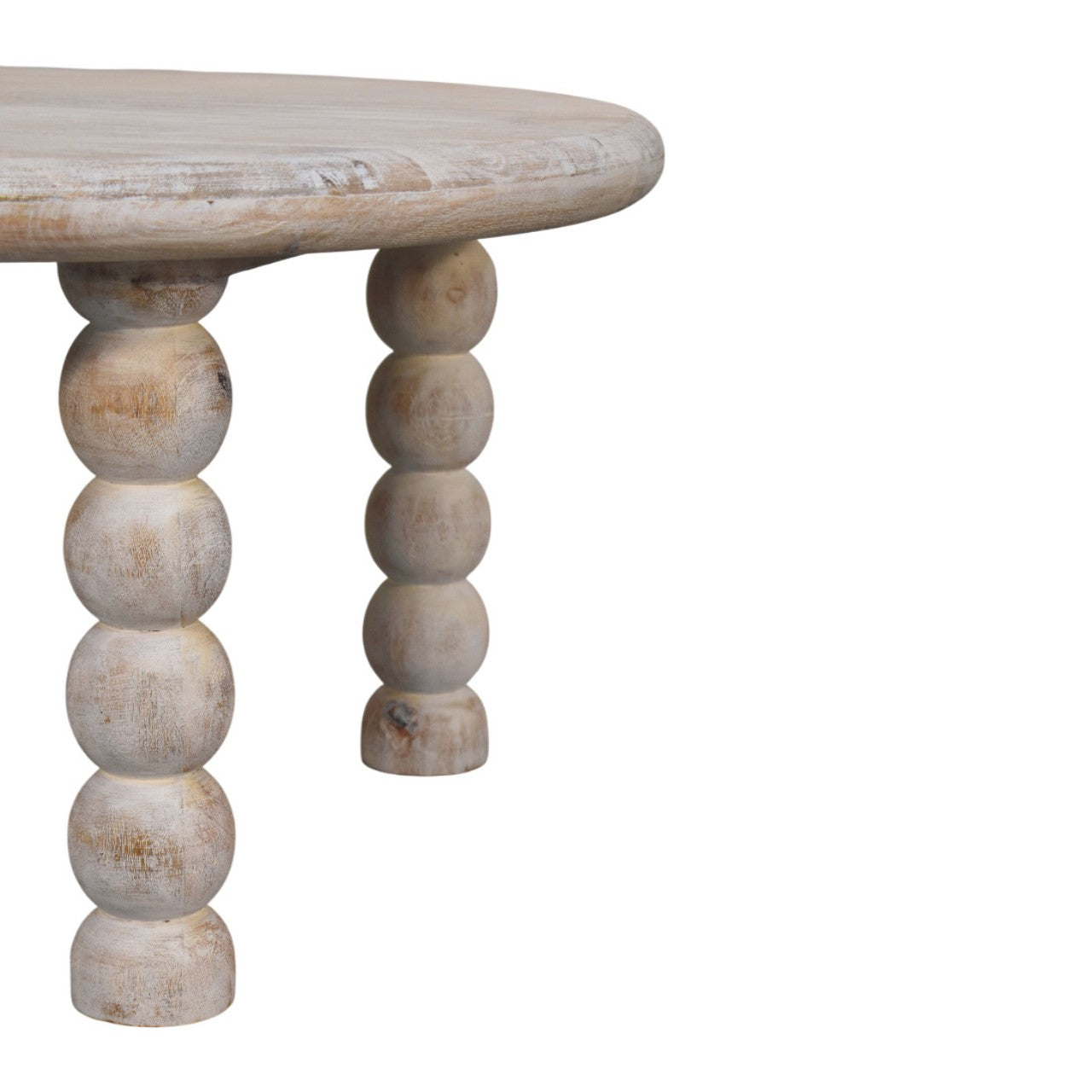 Spindle Salted Oak Coffee Table, Grey, Salted Oak Finish
