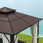 3x3m Hardtop Gazebo With Upf30+ Double Polycarbonate Roof