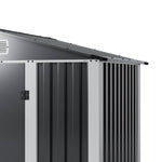 Breeins 6 X 4ft Lockable Metal Outdoor Storage Shed with Apex Roof, Double Hinge Doors & Air Vents, Weather-Resistant Garden Tool Storage House