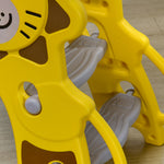 2 In 1 Kids Slide For Indoor Use With Basketball Hoop For 18-36 Months | Yellow