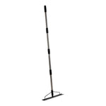 Stainless Steel Garden Tooth Rake – Adjustable Handle Length | Large