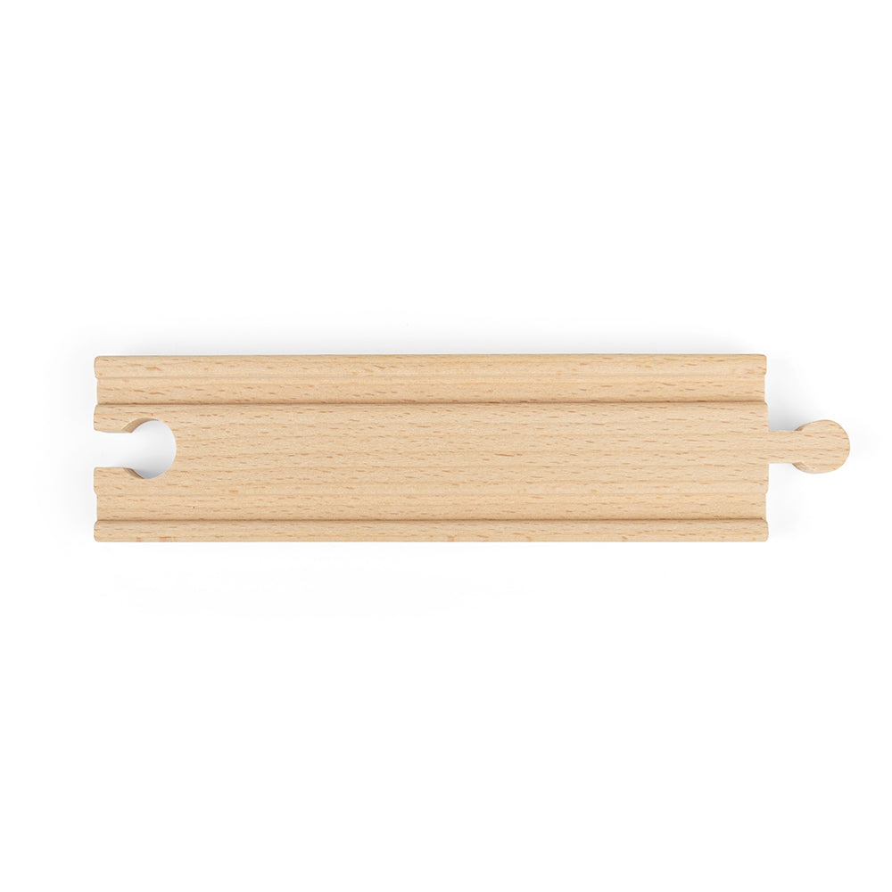 12 Medium Straight Track Pieces for Wooden Train Sets