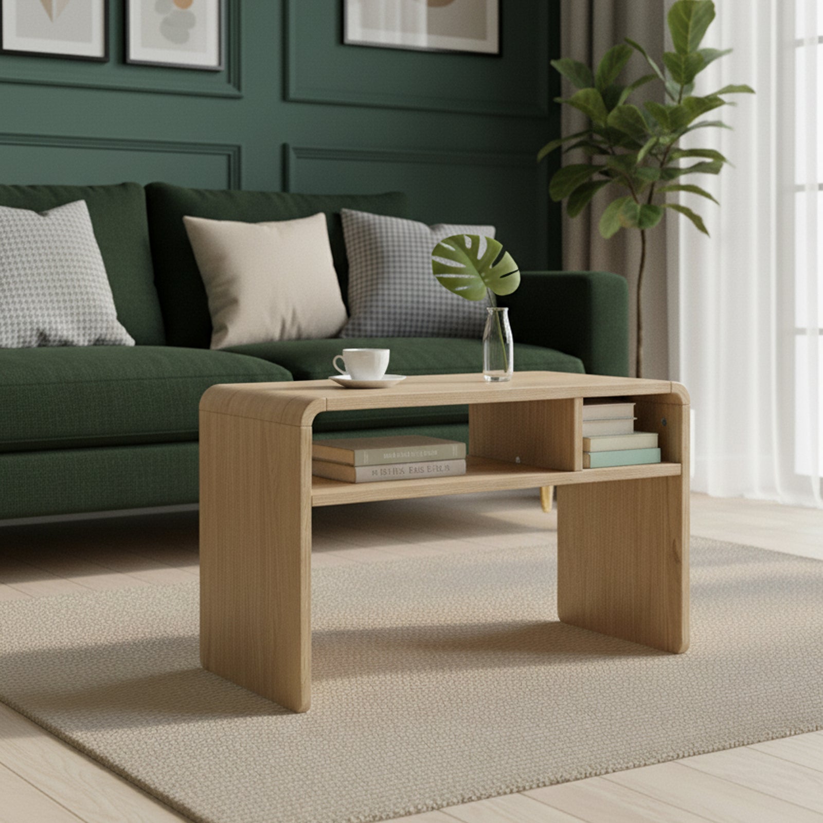 Greenhurst Reversible Coffee Table With Adjustable Shelf