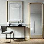 Takara- Leaner Gold Metal Rectangle Mirror | 150cm x 60cm