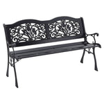 Outdoor Wood Benches Seat Bench Garden Metal Bench