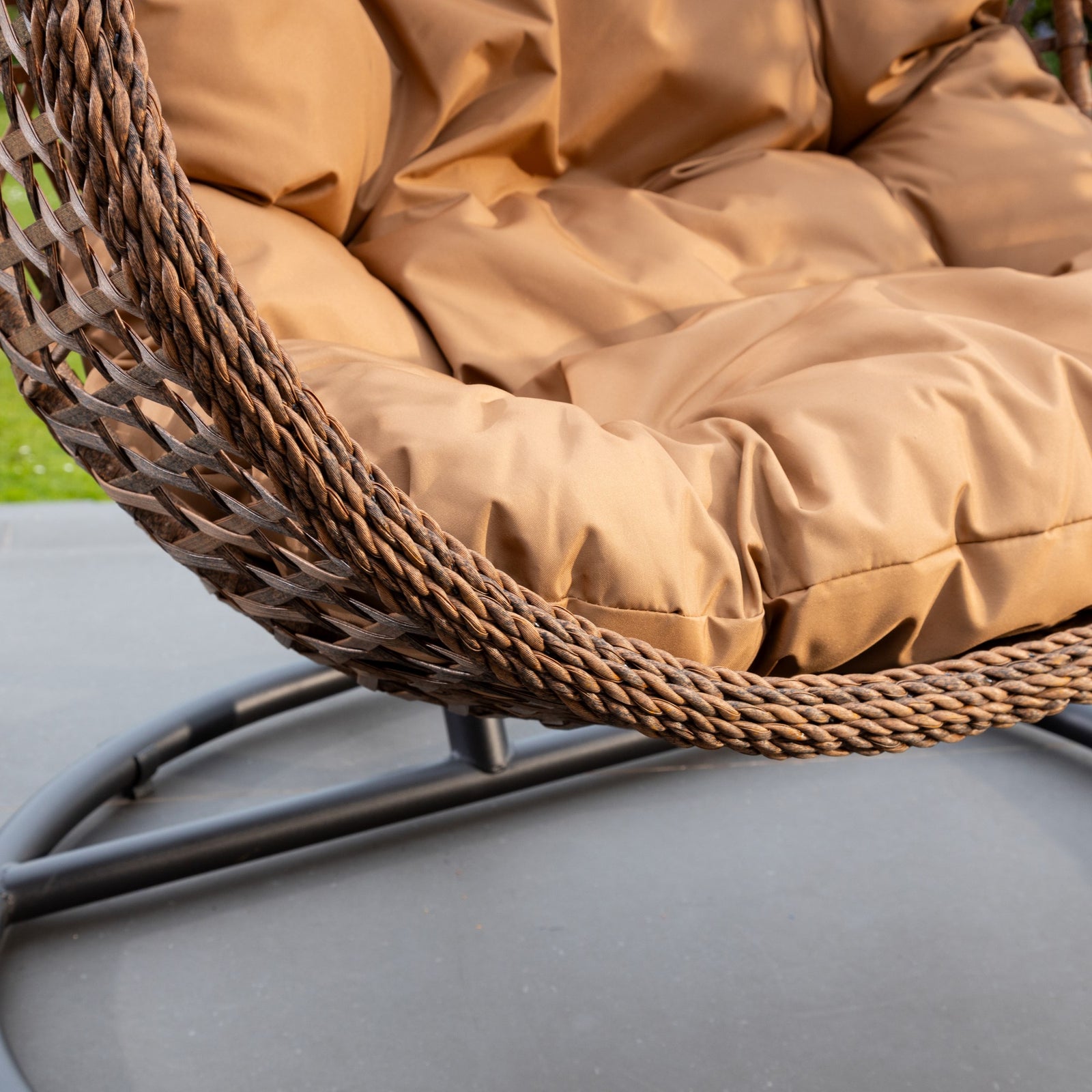 Henley Swing Egg Pod Chair | Brown