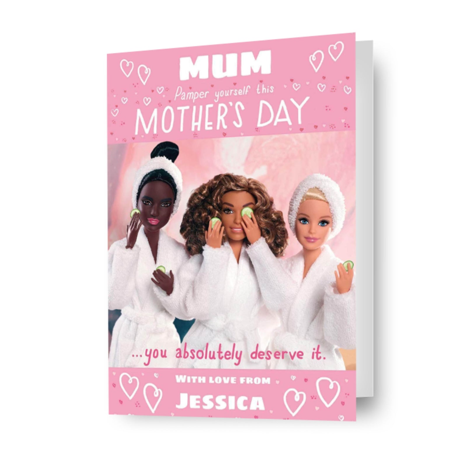 Personalised 'pamper Yourself' Mother's Day Card Official Product