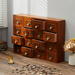 Retro Wooden Drawer Organzier Box