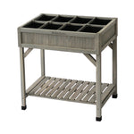 Raised Wooden Planter Herb Garden | Grey