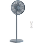 40 Cm Standing Pedestal Fan, Quiet Electric Cooling Floor Fan | Grey