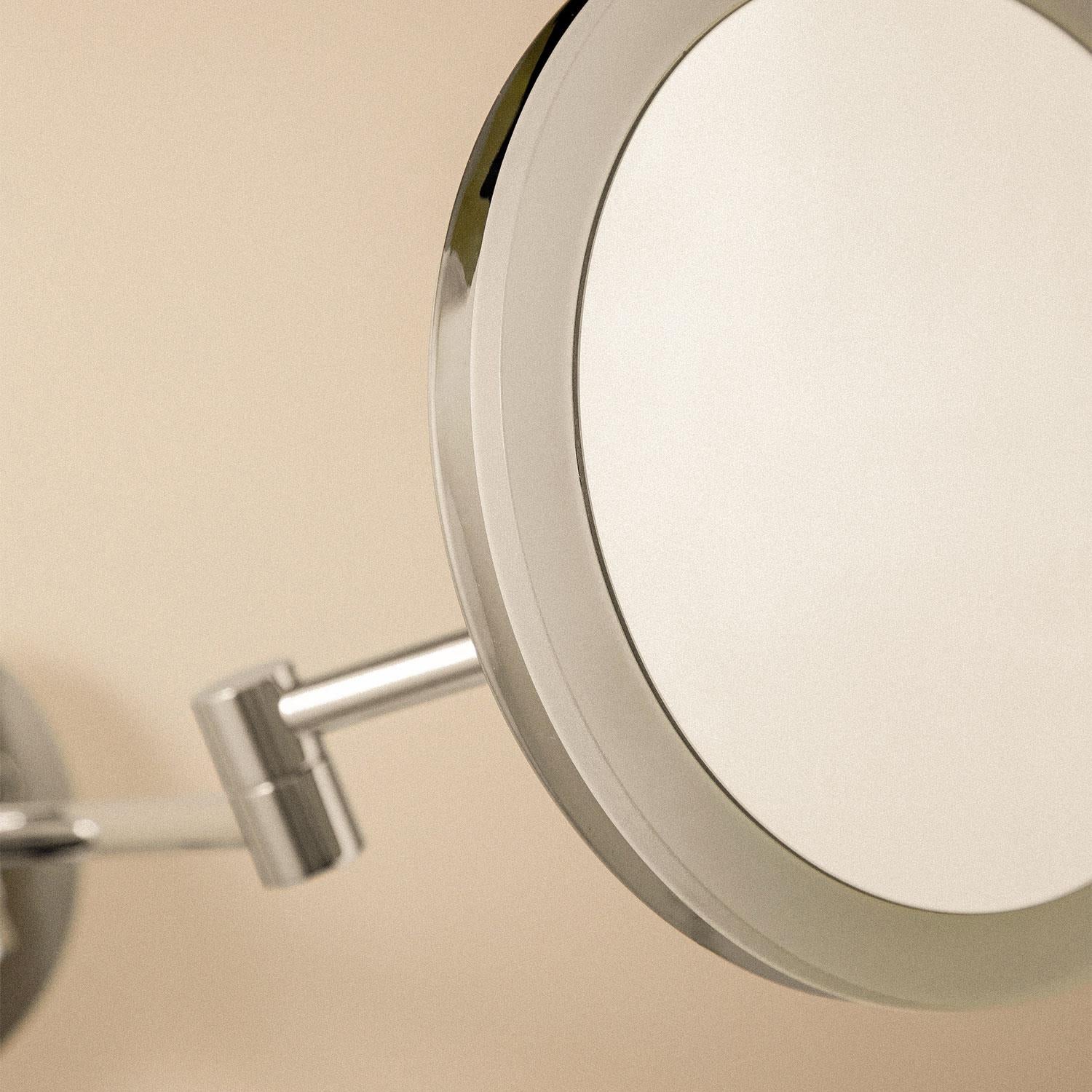 Mirror Wall Mounted, X5, Adjustable Led, Matt Black, Architect Collection