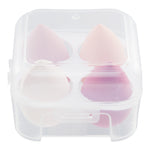4pcs Pink Makeup Sponge For Dry And Wet Dual-use