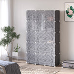 Cube Diy Wardrobe Portable Interlocking Plastic Modular