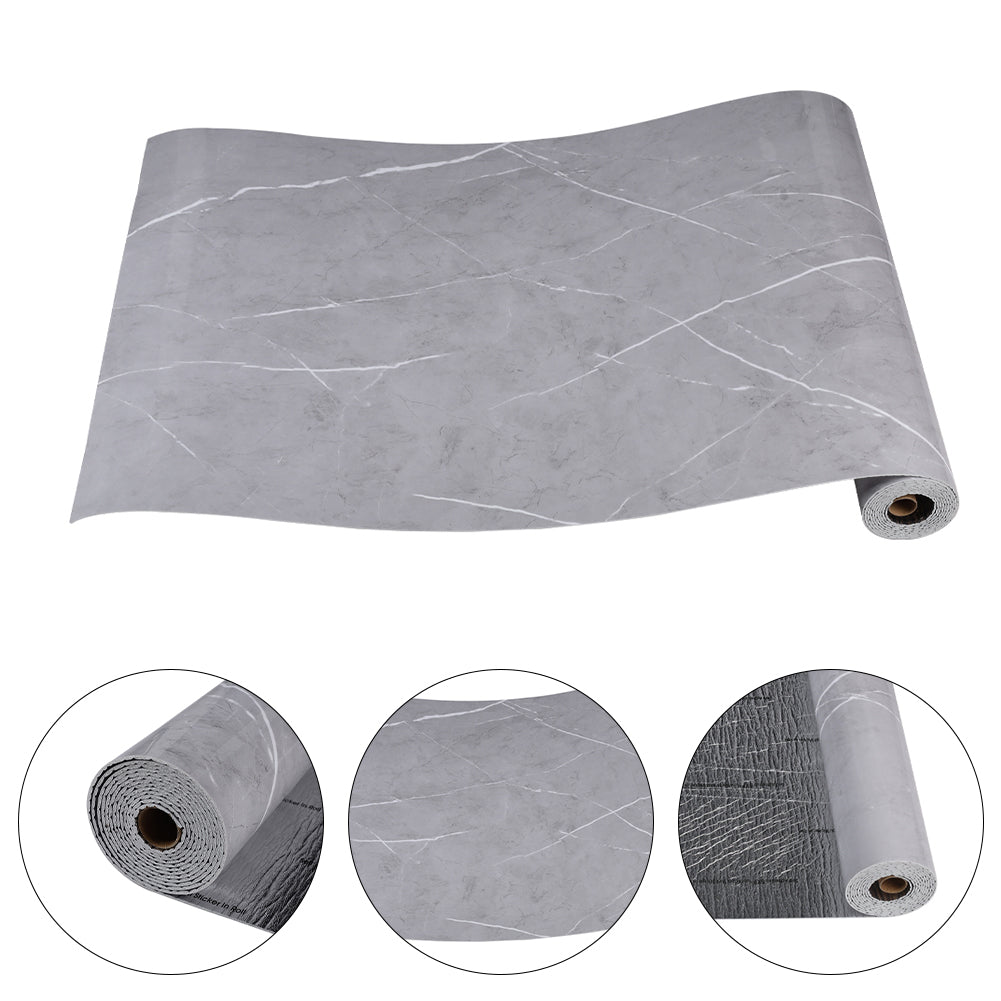 3m Grey Marble Contact Wallpaper Self Adhesive