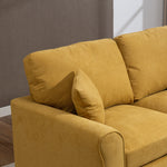 Lewiston Fabric Pull Out Sofabed | Yellow