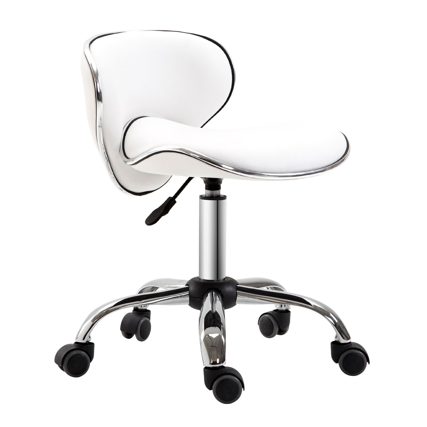 Office Chair Beauty Salon Rolling Technician Stool Chair | One Size | White