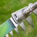 Stainless Steel Scarifying Rake Ash Handle 10 Tines 15-year Guarantee