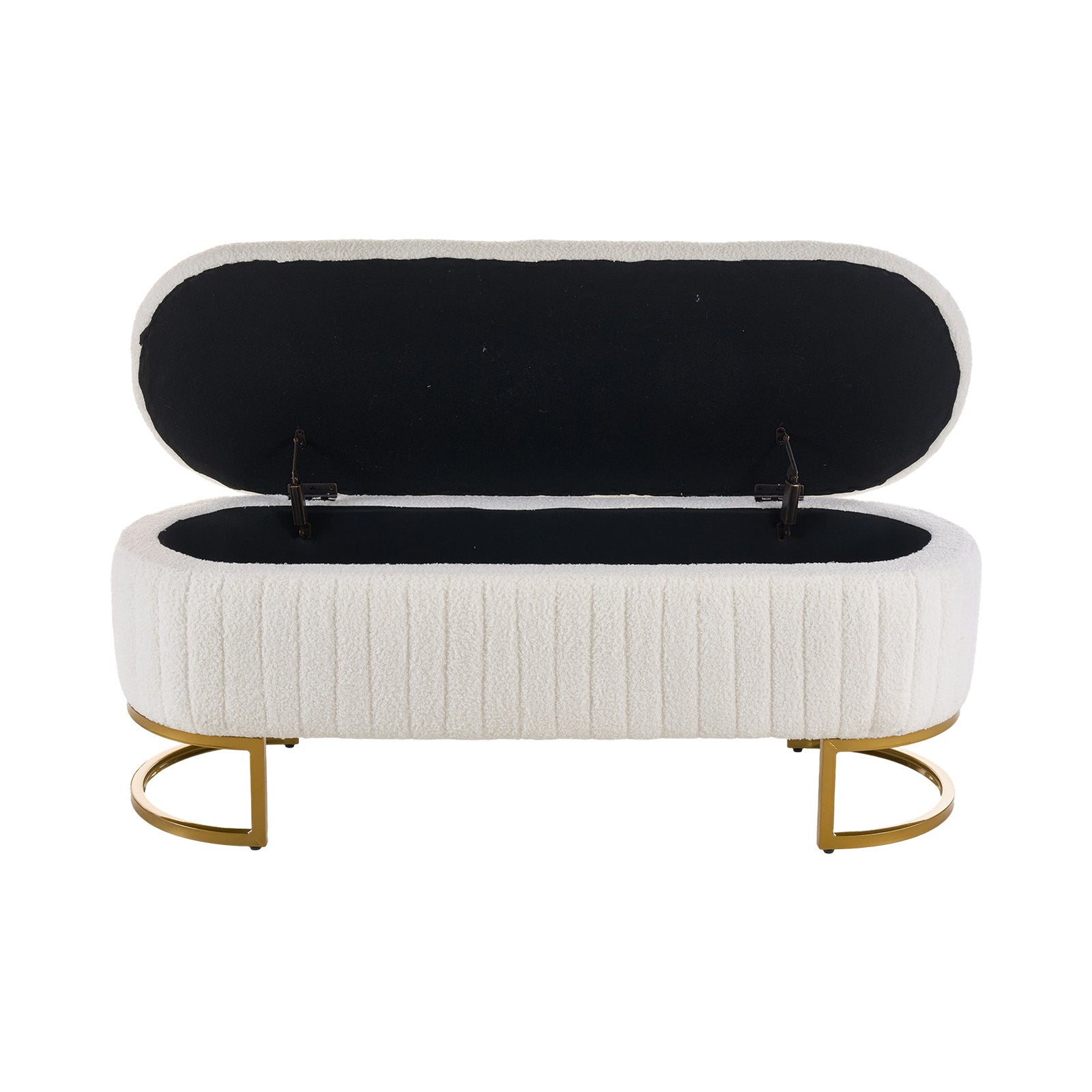 Breeins Teddy Fleece Upholstered Storage