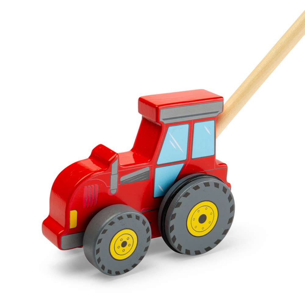 Bigjigs Toys Tractor Push Along