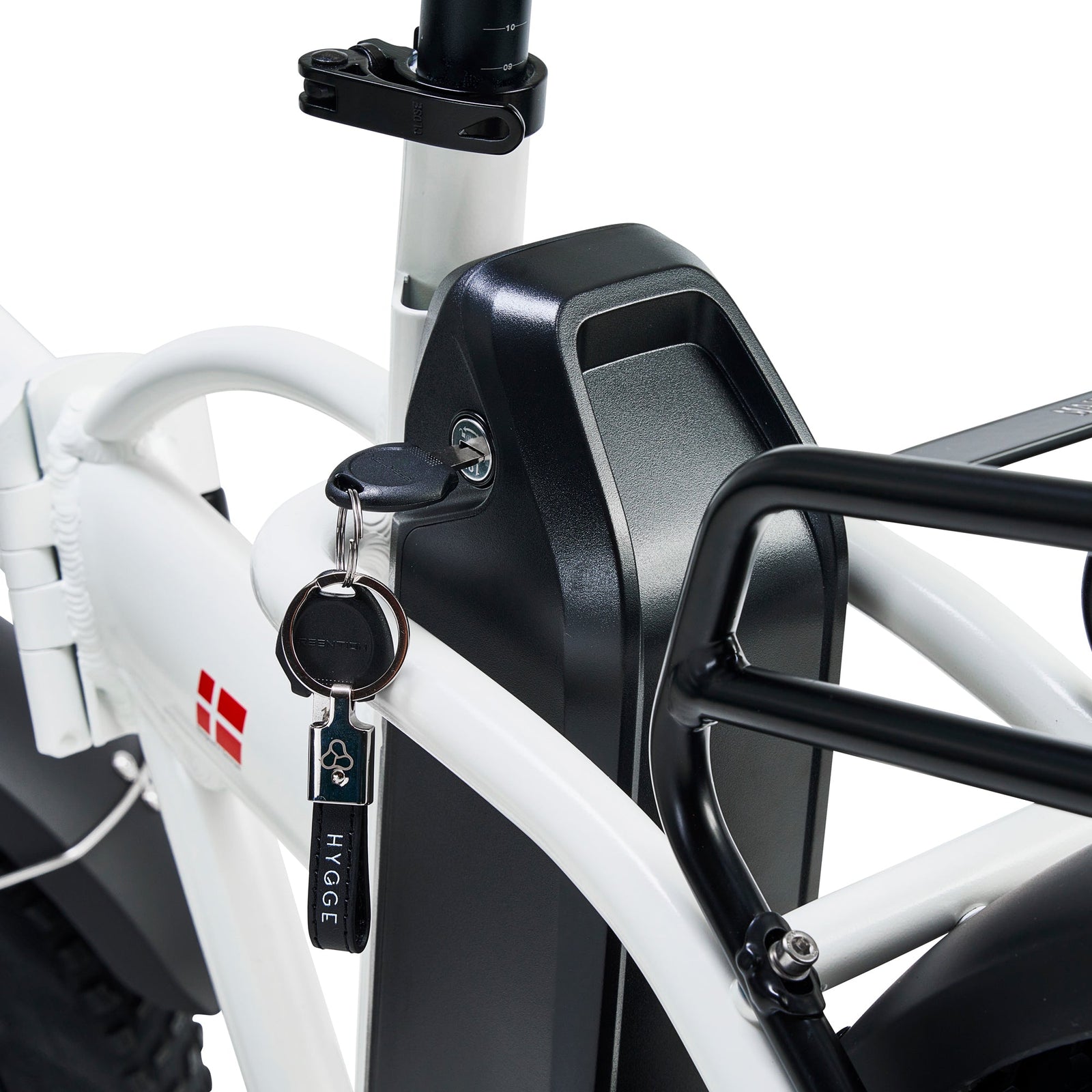 Vester 2025 Folding Bike - Fat Tyre E-bike | One Size | White