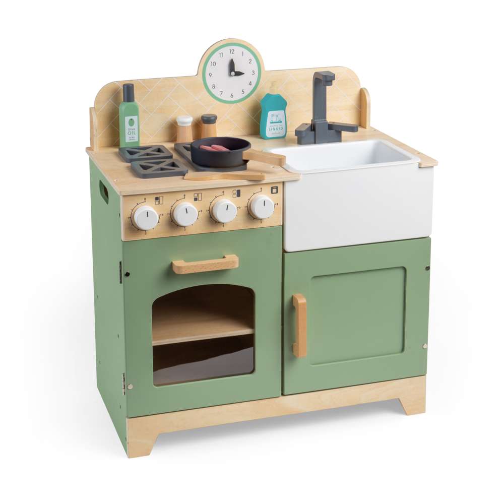 Tidlo Olive Grove Wooden Play Kitchen