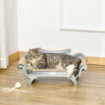 60cm Cat Scratching Board With Catnip, Cardboard Scratcher Lounger Bed