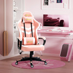 Racing Gaming Chair Lumbar Support | Pink