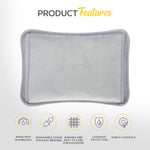 Rechargeable Electric Hot Water Bottle Grey - Heat Pad - Waist Belt | One Size | Grey