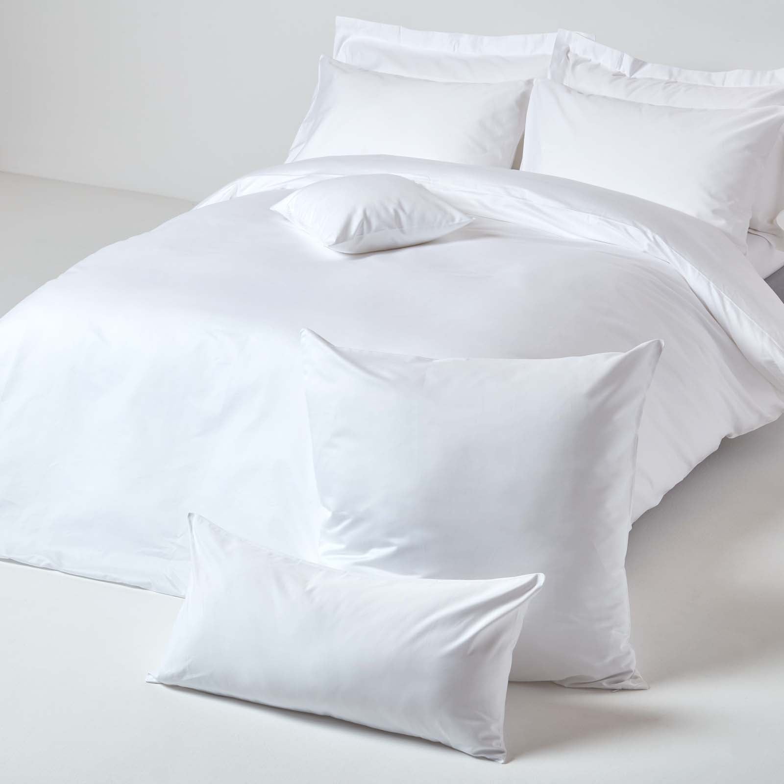 European Size Egyptian Cotton Pillowcase 1000 Tc | 80cm x 80cm | White