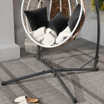 Hammock Chair Stand, Steel Frame Hammock Stand Only, Black