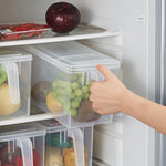 4pcs Clear Refrigerator Food Storage Container