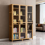 Multi-functional Storage Cabinet With Adjustable Shelves, 3 Acrylic Doors | Large