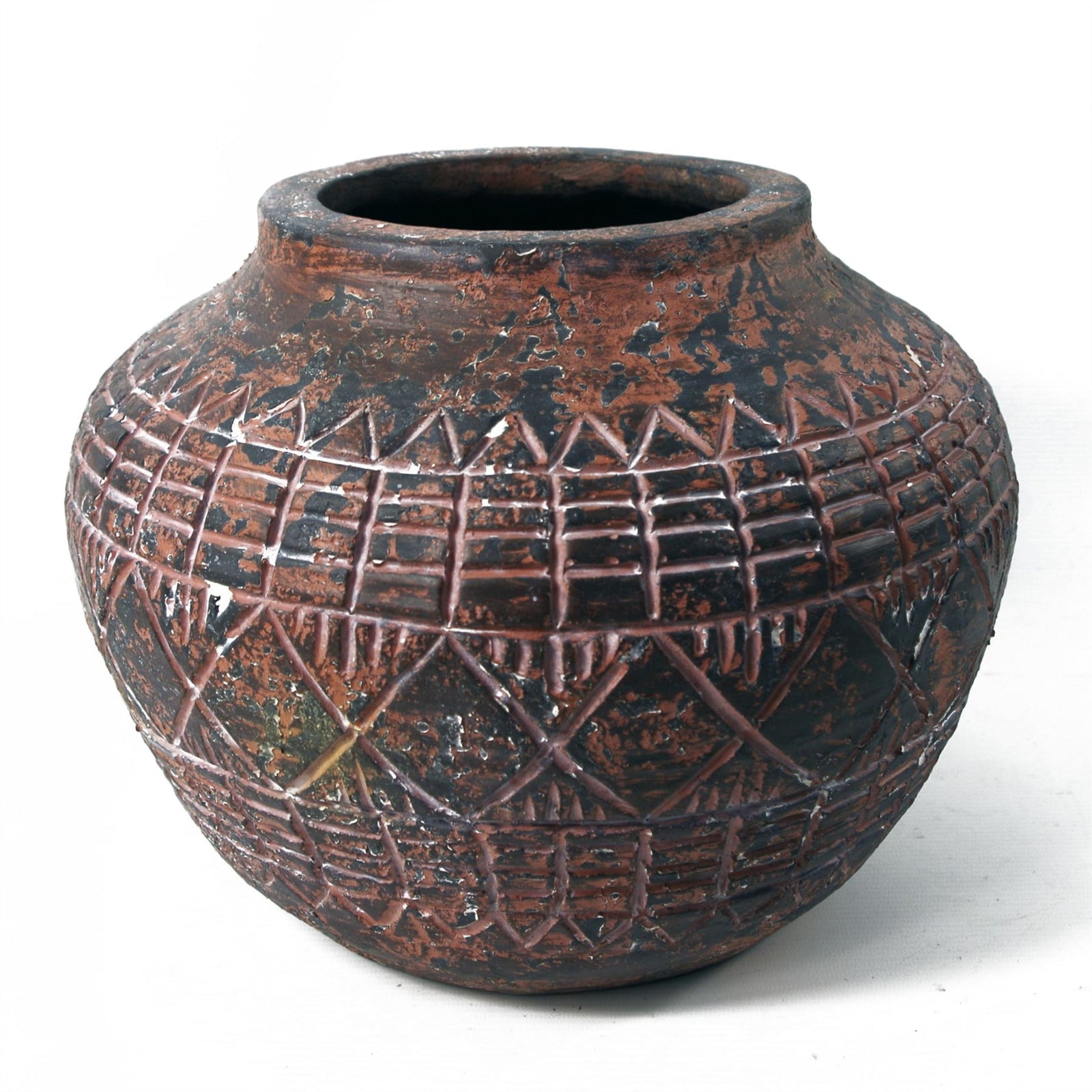 X 30cm Large Aztec Vase Planter 23cm