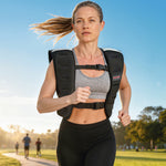 Weighted Vest With Adjustable Straps And Strips | 5kg | Black