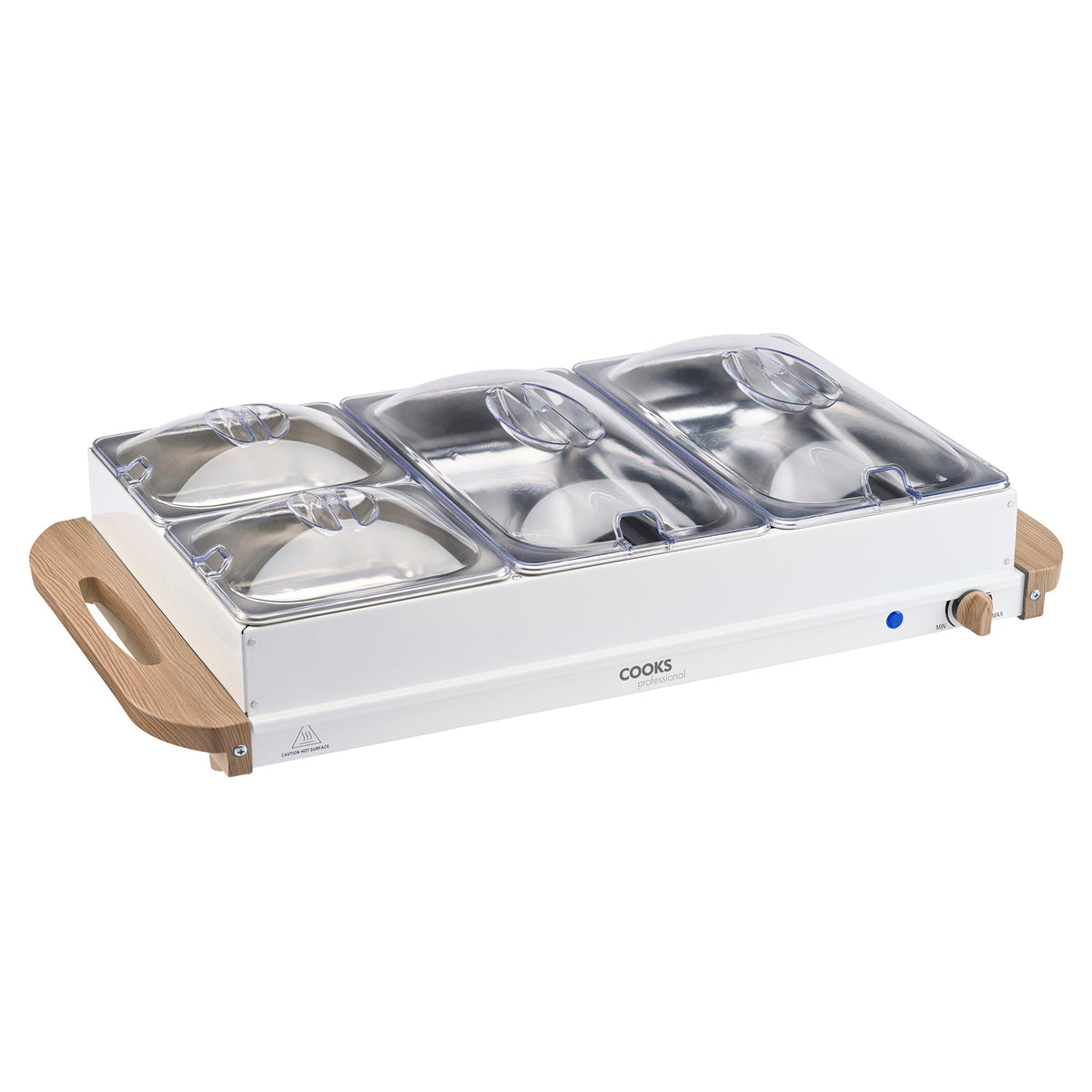 Cooks Professional 4 Section Buffet Warmer 7.2l