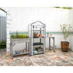 Nursery Greenhouse 4 Tier | Grey
